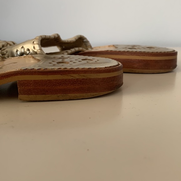 JACK ROGERS | platinum hamptons flat sandal - Picture 8 of 8